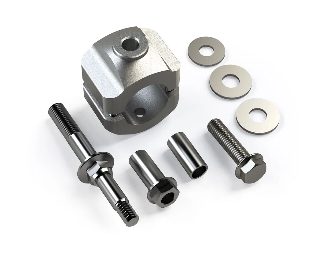 1123160 – TERAFLEX Steering Stabilizer Bracket, Single With Relocation Bracket For Use With 1-5/8 Inch Diameter Tie R...